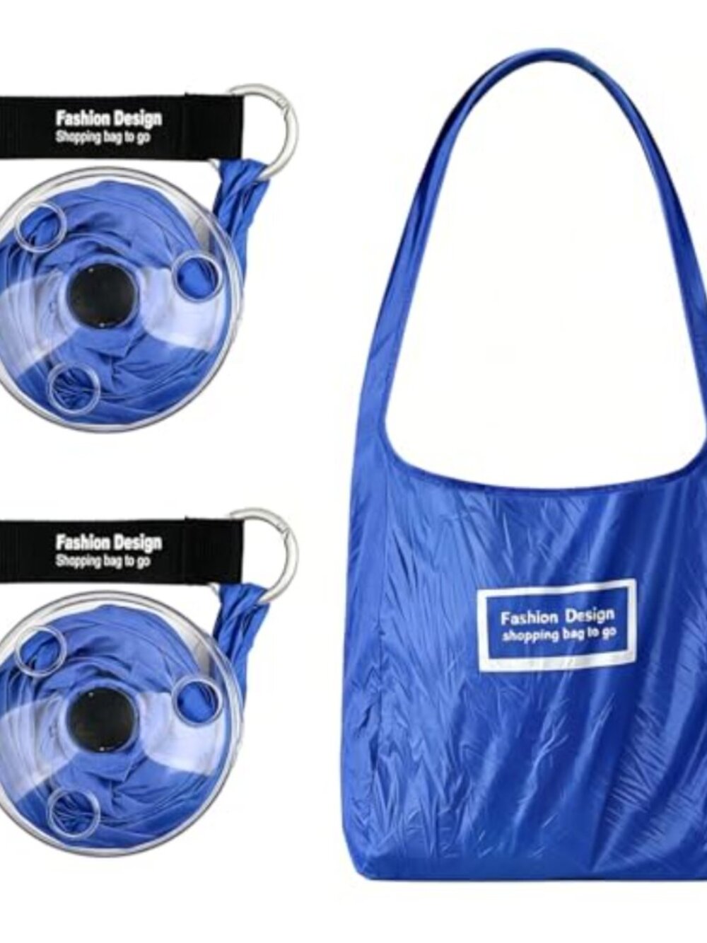 Foldable Reusable Shopping Bags with Storage Case, Collapsible Grocery Totes,